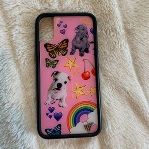 iphone x puppy wildflower case :)
